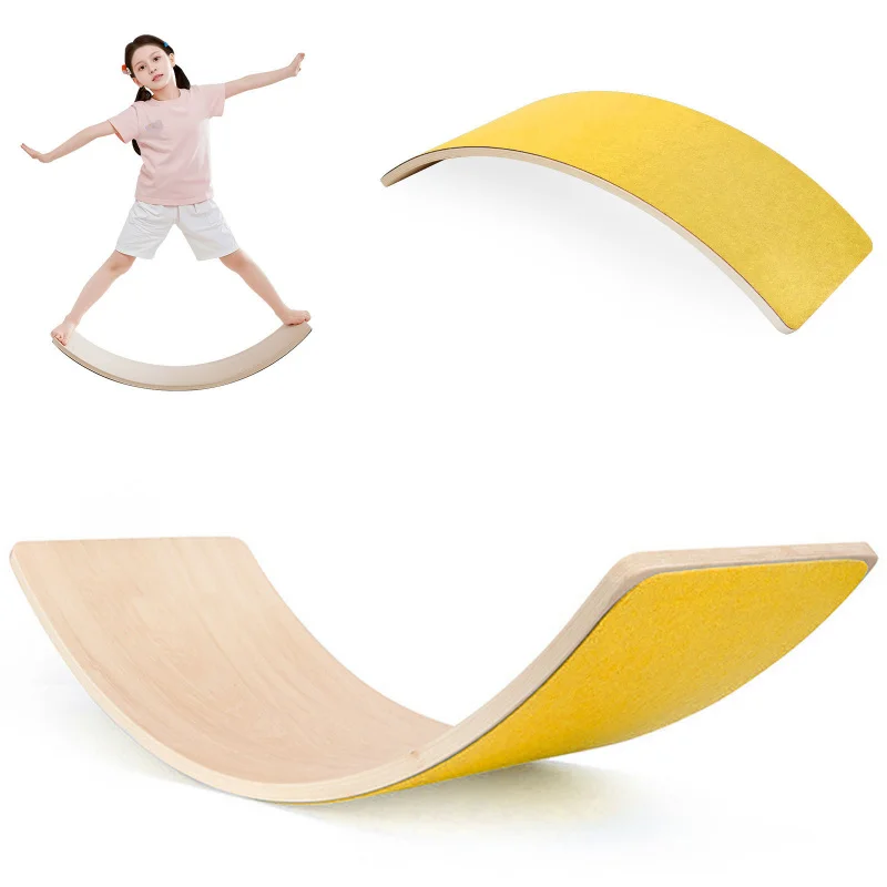 Kids Yoga Education - Деревянная доска-балансир «Радуга» для малышей и
