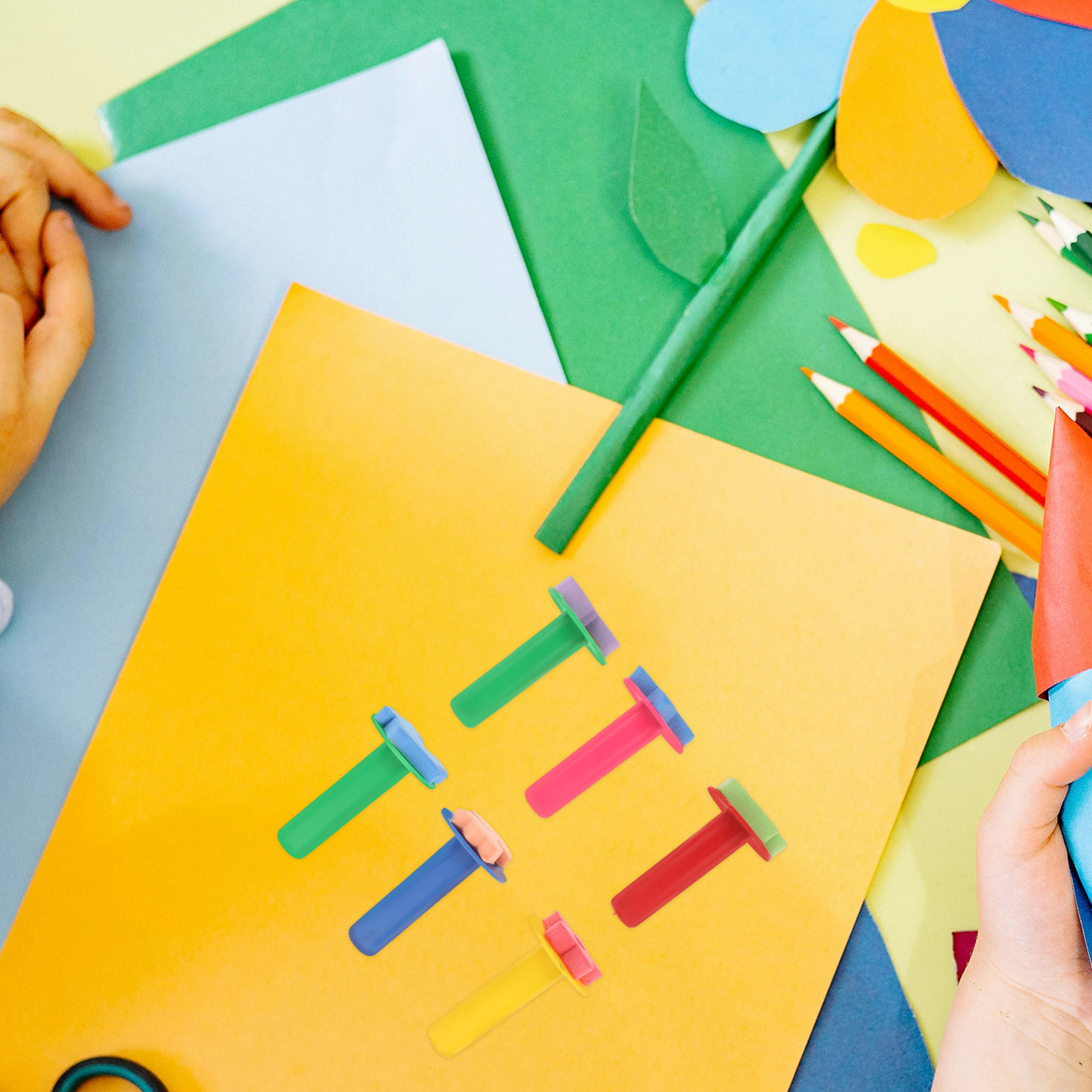 Kids Education Tools - Набор из 6 детских губчатых штампов: