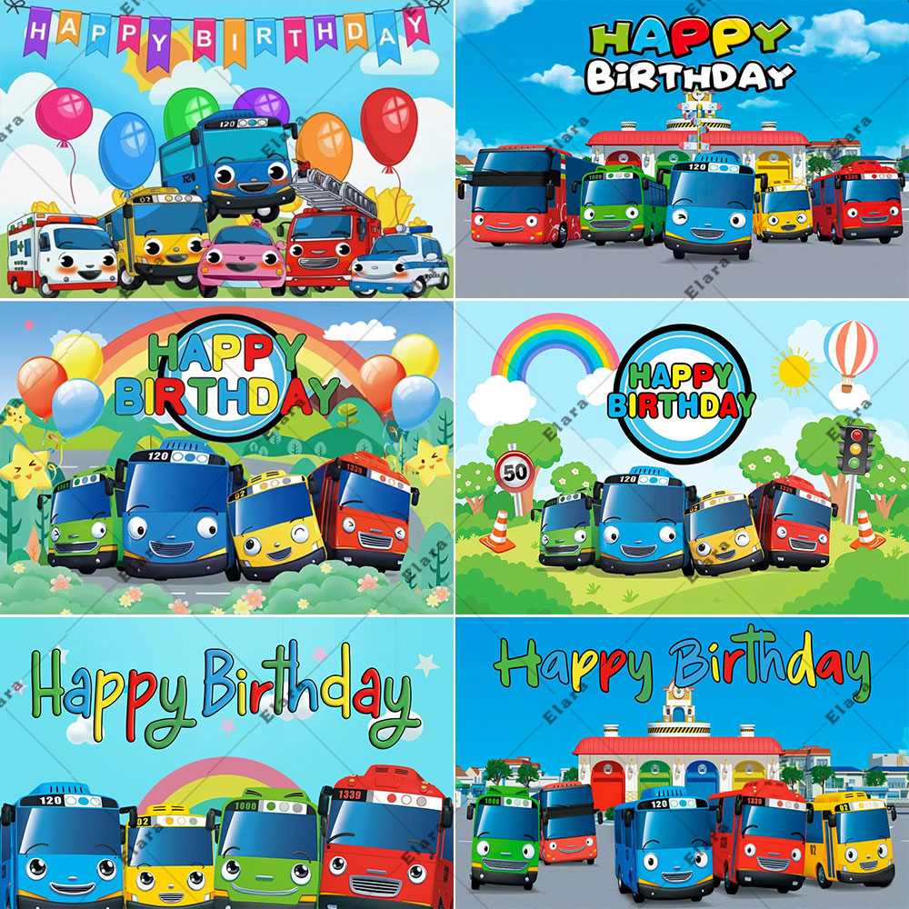 Kids Education Background - Мультфильм аниме «Маленький автобус» для детей,