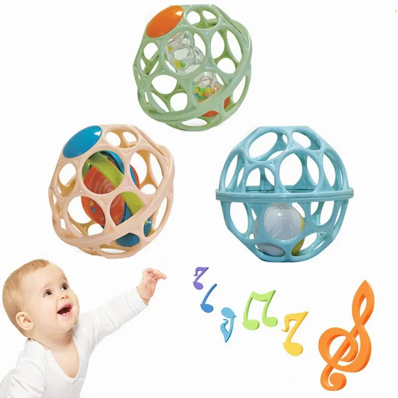 Kids Education Bell - Мягкие погремушки-мячики для малышей, прорезыватели для