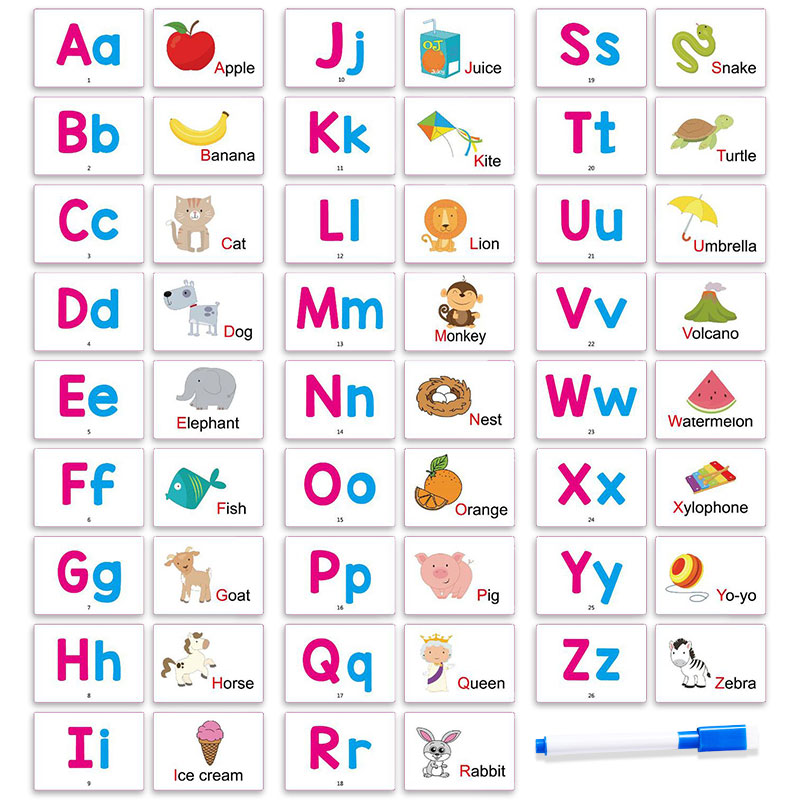 Abc Kids Early Education - 27 карточек с первыми словами, алфавитом