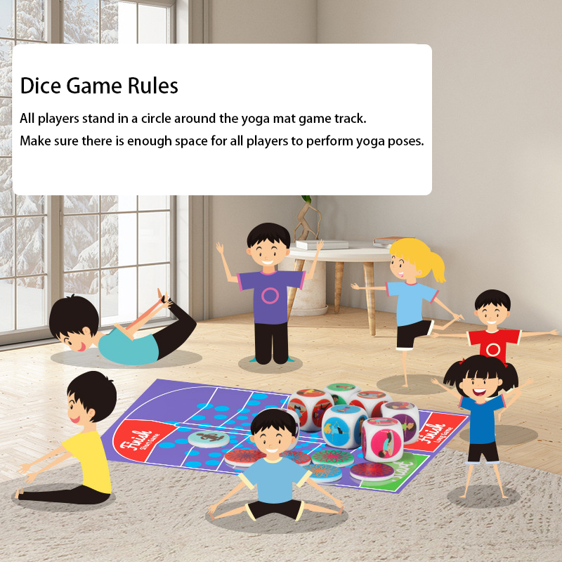 Kids Yoga Education - Игрушка в кости для йоги, забавные