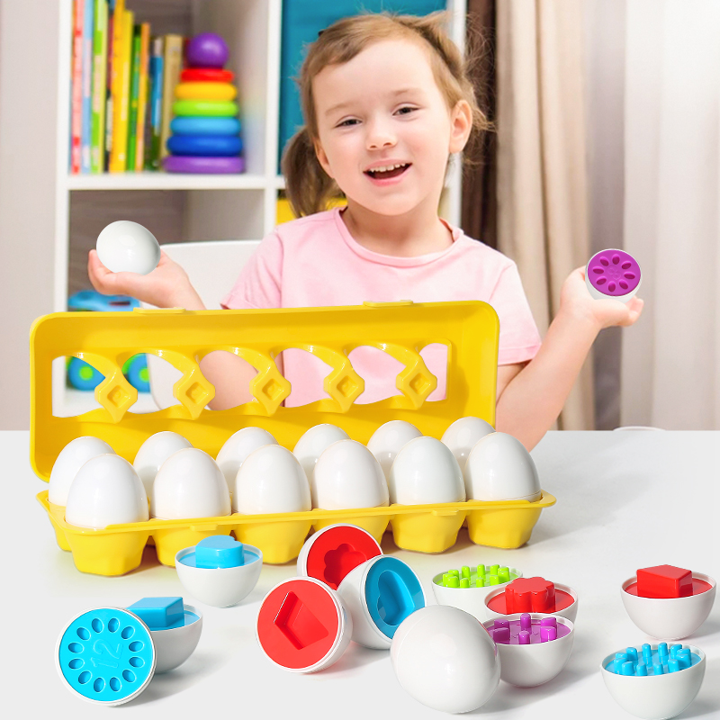 Montessori Shelf Toy - Винты для яиц, 3D головоломка Монтессори,