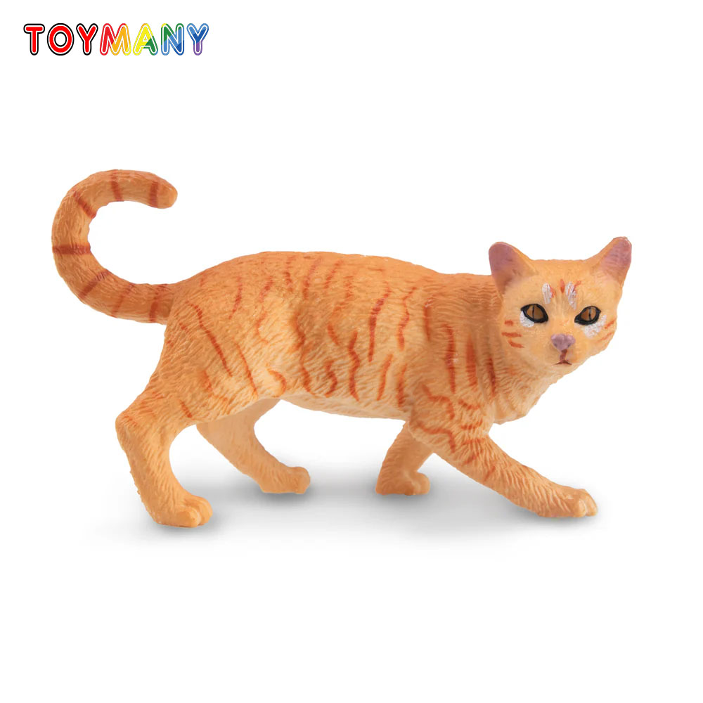 Kids Education Yes - Toymany Моделирование Striding Orange Tabby Cat