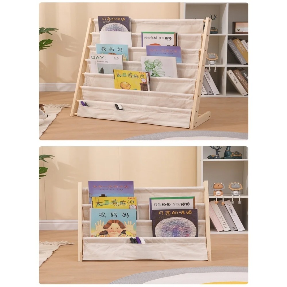 Деревянная книжная полка, мног – обзор и цена Montessori Shelf Toy