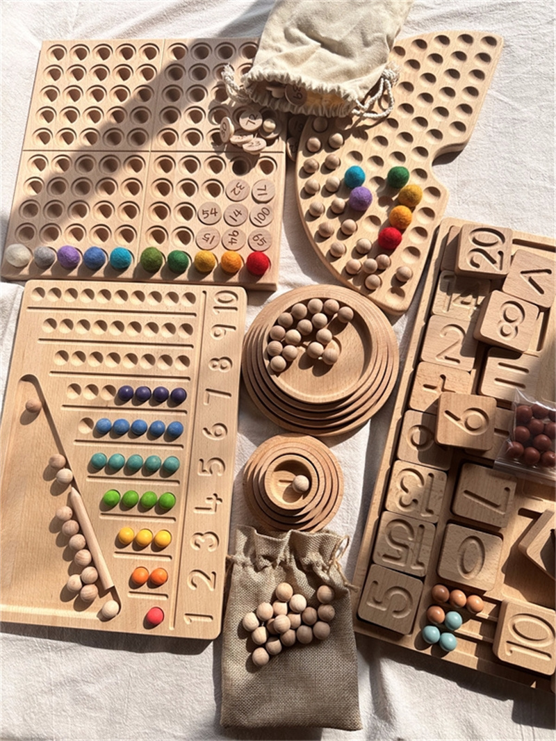 Монтессори, сенсорные деревянн – обзор и цена Montessori Shelf Toy
