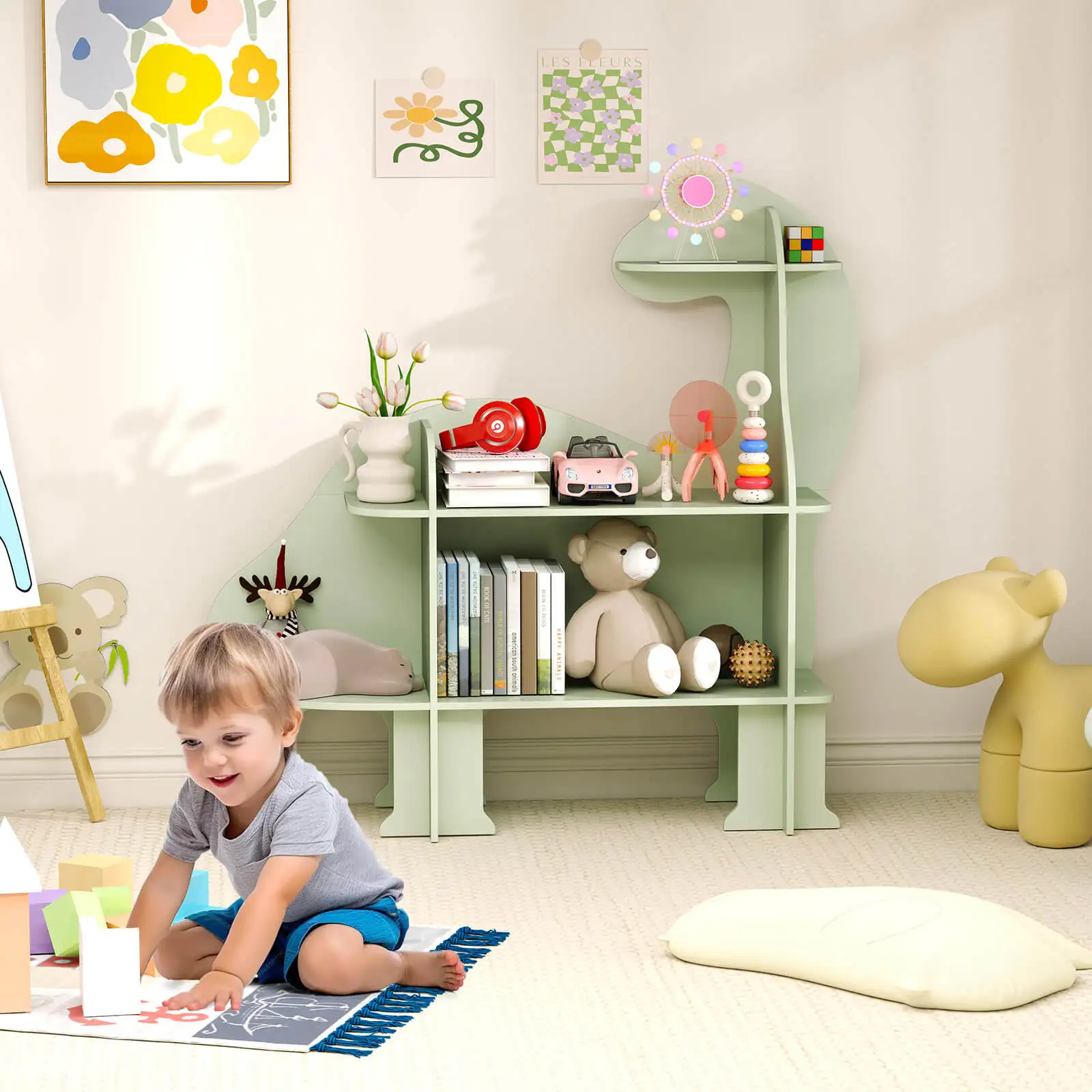 Горячее предложение, детская к – обзор и цена Montessori Shelf Toy