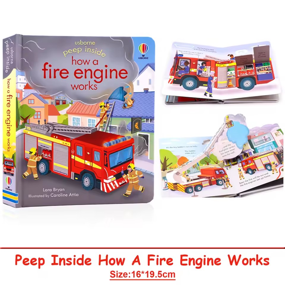 Книги Usborne Peep Inside: Как – обзор и цена Kids Education Age