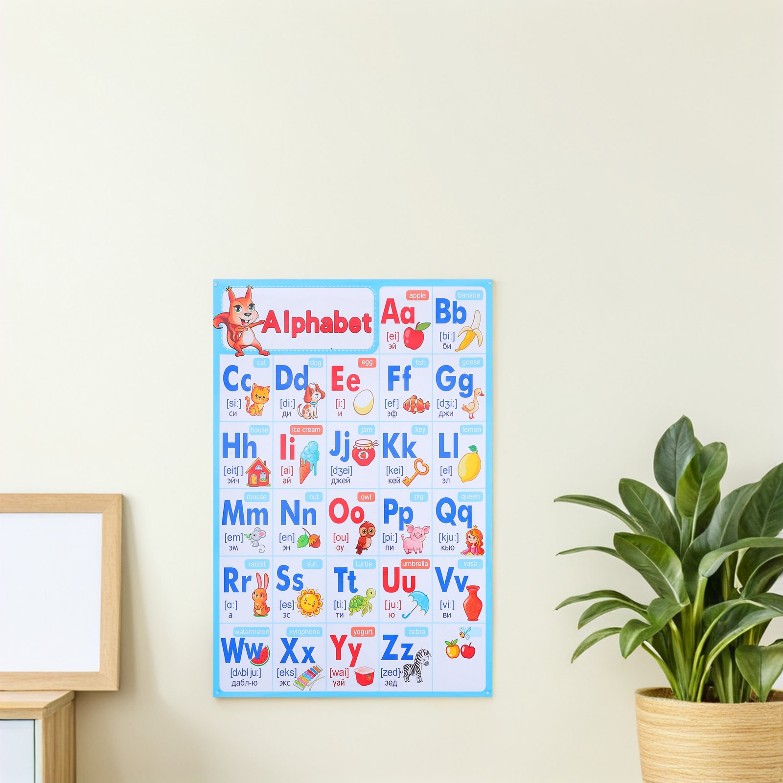 Плакат с алфавитом ABC для дош – обзор и цена Abc Kids Early Education