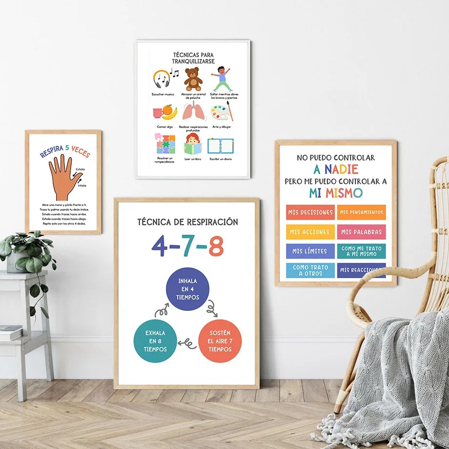 Плакат для детской комнаты: ис – обзор и цена Kids Yoga Education
