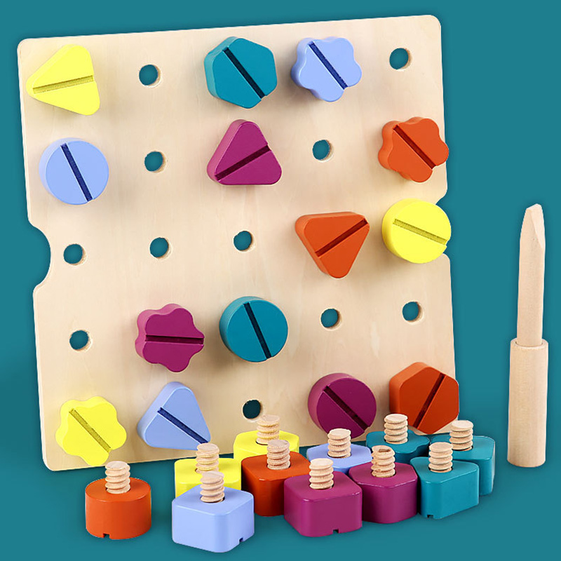 Детский Деревянный конструктор – обзор и цена Montessori Shelf Toy