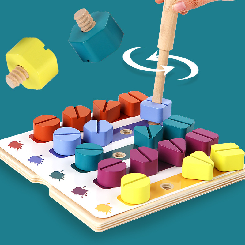 Детский Деревянный конструктор – обзор и цена Montessori Shelf Toy
