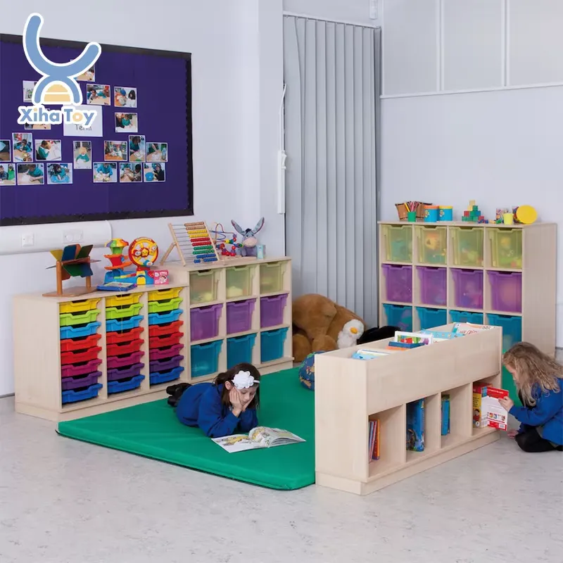 Деревянные стеллажи-органайзер – обзор и цена Montessori Shelf Toy