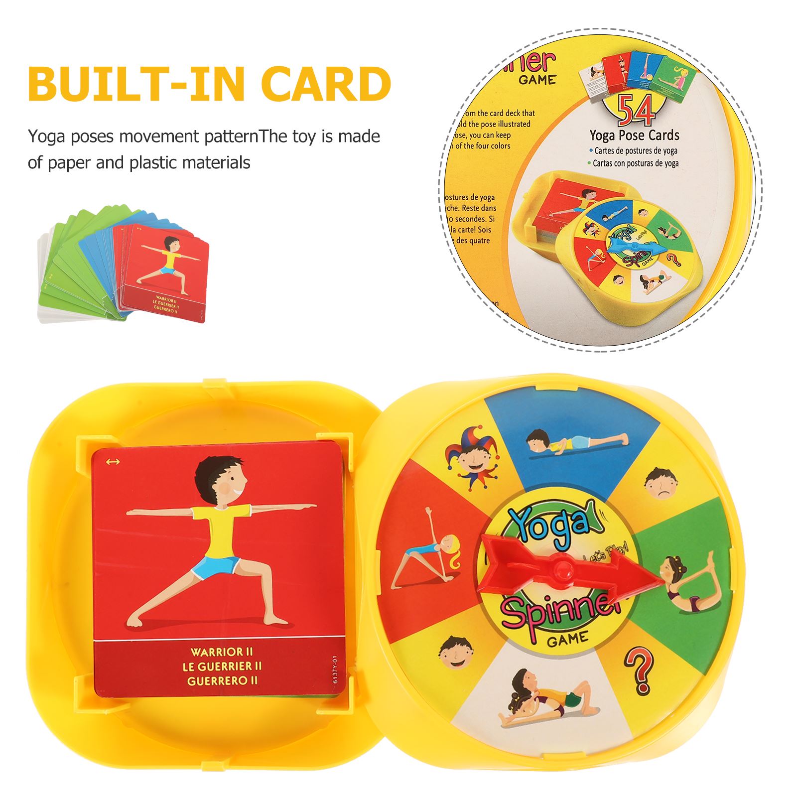 1 комплект, игра для йоги, дет – обзор и цена Kids Yoga Education