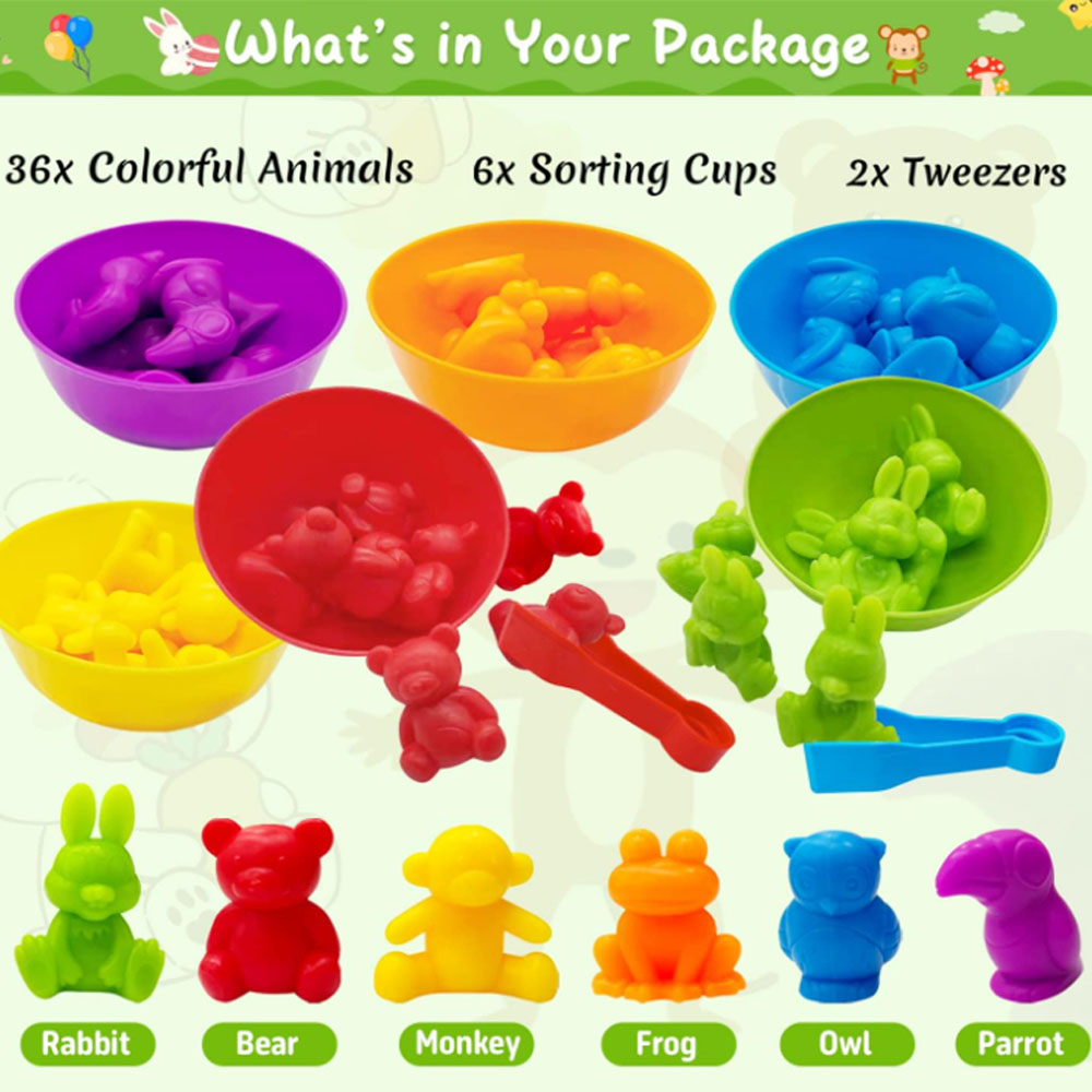 Игрушки-животные для счета и с – обзор и цена Montessori Shelf Toy