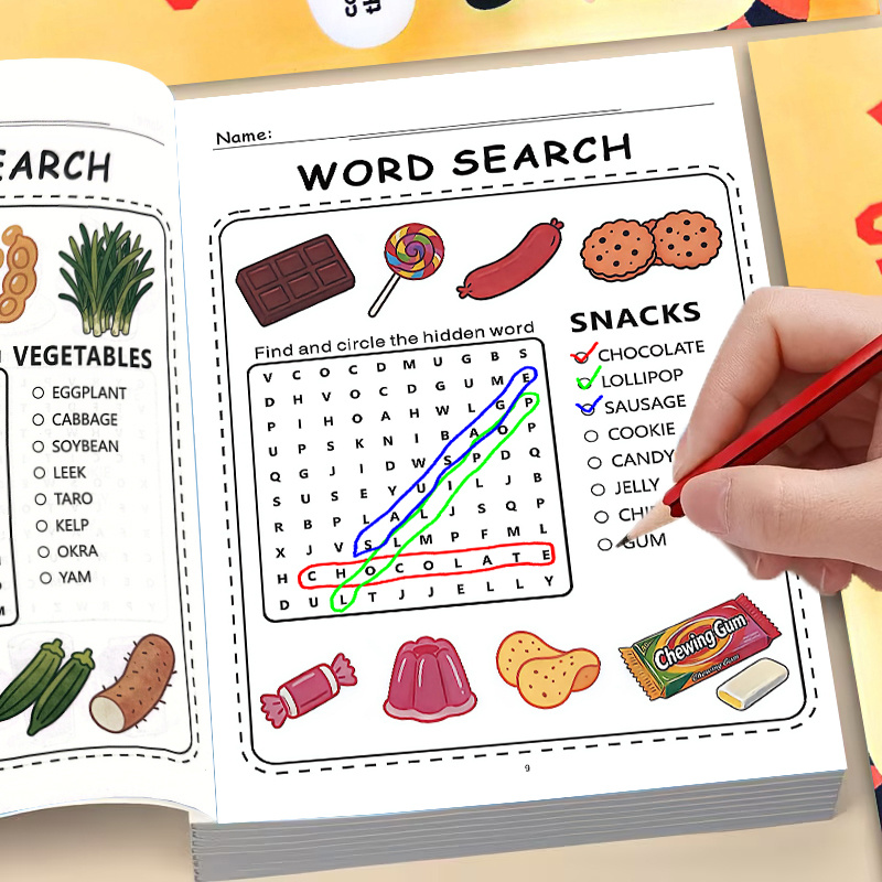 Книга с заданиями на поиск сло – обзор и цена Kids Education Related