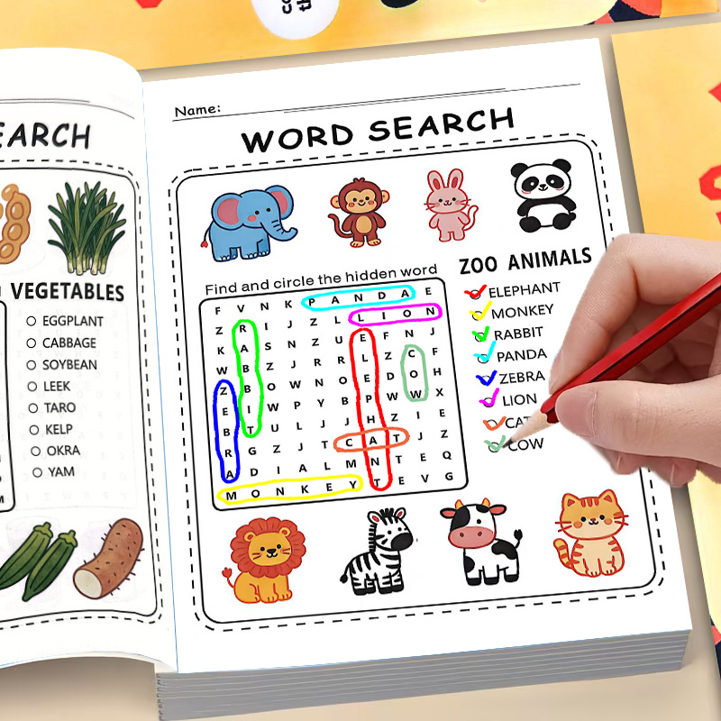 Книга с заданиями на поиск сло – обзор и цена Kids Education Related