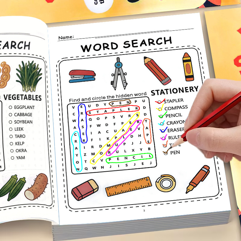 Книга с заданиями на поиск сло – обзор и цена Kids Education Related