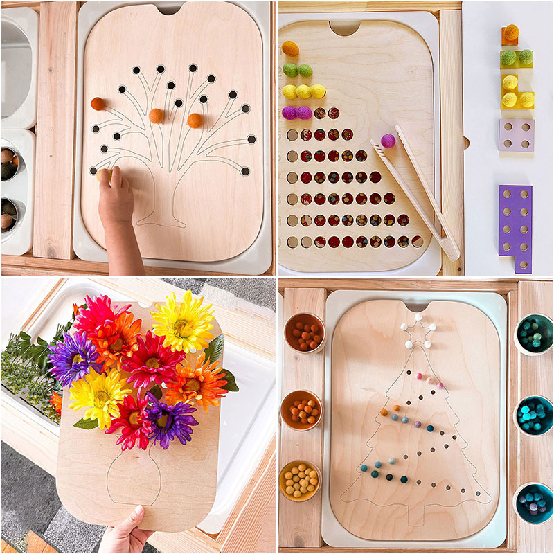 Детские игры Монтессори, трени – обзор и цена Montessori Shelf Toy